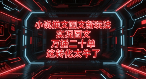 小说推文图文新玩法，实况图文，万播二十单，这转化太牛了！直击课堂-直击课堂博客|网赚教程_各大网赚论坛VIP教程直击课堂博客