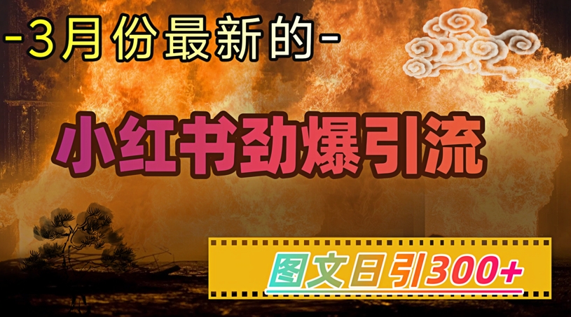 小红书超劲爆引流手段，图文日引300+轻松变现1W直击课堂-直击课堂博客|网赚教程_各大网赚论坛VIP教程直击课堂博客