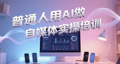 普通一个人用AI做自媒体，助你轻松开启AI自媒体创作之路直击课堂-直击课堂博客|网赚教程_各大网赚论坛VIP教程直击课堂博客