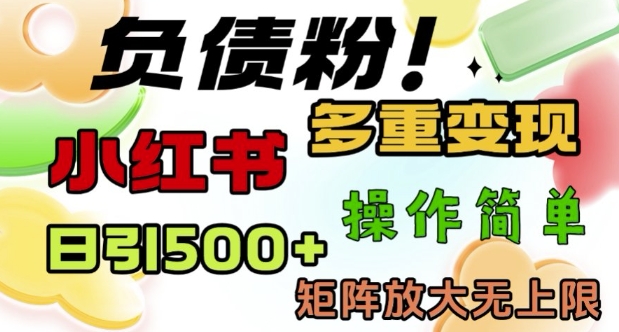 2月最新小红书日引500+负债粉，多重变现轻松过W，矩阵放大无上限直击课堂-直击课堂博客|网赚教程_各大网赚论坛VIP教程直击课堂博客