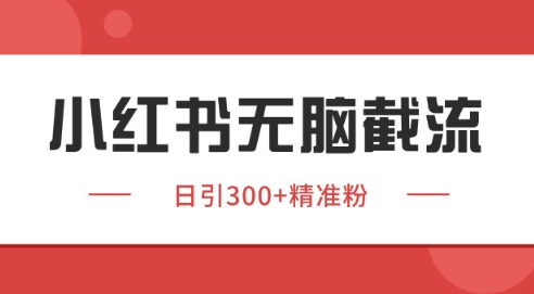 小红书截流同行客源，独家野路子获客玩法 日引200+暴力获客【揭秘】直击课堂-直击课堂博客|网赚教程_各大网赚论坛VIP教程直击课堂博客