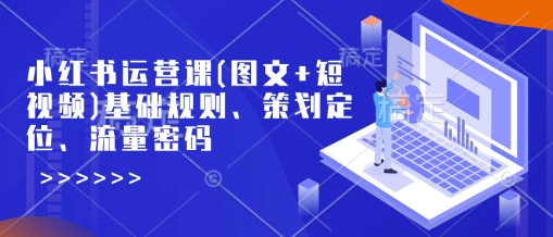 小红书运营课(图文+短视频)基础规则、策划定位、流量密码直击课堂-直击课堂博客|网赚教程_各大网赚论坛VIP教程直击课堂博客