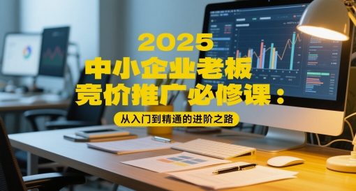 2025中小企业老板竞价推广必修课：从入门到精通的进阶之路直击课堂-直击课堂博客|网赚教程_各大网赚论坛VIP教程直击课堂博客