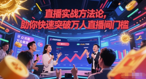 直播实战方法论，助你快速突破万人直播间门槛直击课堂-直击课堂博客|网赚教程_各大网赚论坛VIP教程直击课堂博客