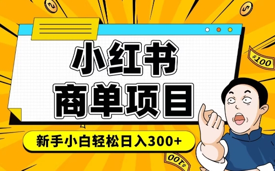 小红书千粉商单，稳定快速变现项目，实现月入6-8k并不是很难直击课堂-直击课堂博客|网赚教程_各大网赚论坛VIP教程直击课堂博客