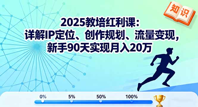 2025教培红利课：详解IP定位、创作规划、流量变现，新手90天实现月入20万直击课堂-直击课堂博客|网赚教程_各大网赚论坛VIP教程直击课堂博客