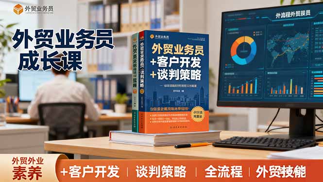 外贸业务员成长课：职业素养+客户开发+谈判策略、掌握全流程外贸技能直击课堂-直击课堂博客|网赚教程_各大网赚论坛VIP教程直击课堂博客