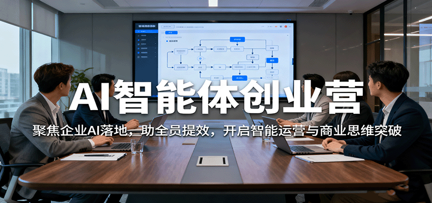 AI智能体创业营：聚焦企业AI落地，助全员提效，开启智能运营与商业思维突破直击课堂-直击课堂博客|网赚教程_各大网赚论坛VIP教程直击课堂博客