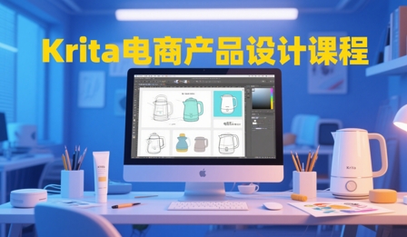 大梦老师·Krita电商产品设计课程直击课堂-直击课堂博客|网赚教程_各大网赚论坛VIP教程直击课堂博客