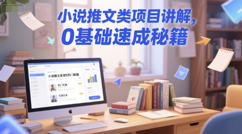 小说推文类项目讲解，0 基础速成秘籍直击课堂-直击课堂博客|网赚教程_各大网赚论坛VIP教程直击课堂博客