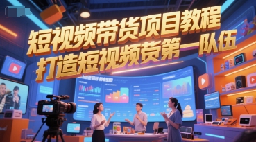 短视频带货项目教程，打造短视频带货第一队伍直击课堂-直击课堂博客|网赚教程_各大网赚论坛VIP教程直击课堂博客