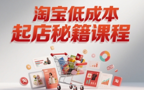淘宝低成本起店系统课，助你快速起店，实现弯道超车直击课堂-直击课堂博客|网赚教程_各大网赚论坛VIP教程直击课堂博客