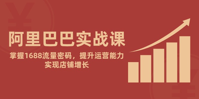阿里巴巴实战课：掌握1688流量密码，提升运营能力，实现店铺增长直击课堂-直击课堂博客|网赚教程_各大网赚论坛VIP教程直击课堂博客